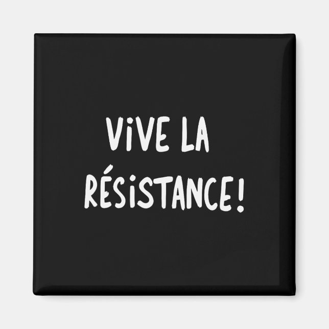 Imán Vive la resistencia a la resistencia Trump 2 (Frente)