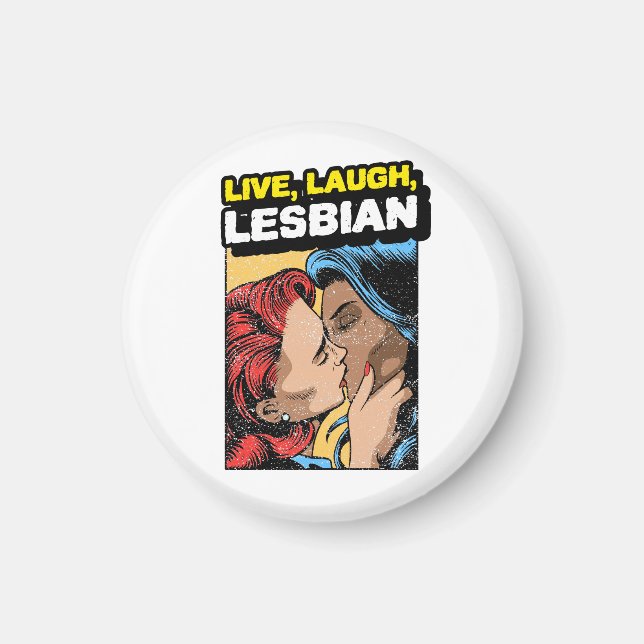 Imán Vive Ríe Lesbiana (Frente)