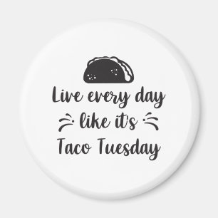 Imán Vive todos los días como si fuera taco martes