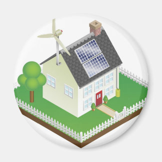 Imán Vivienda de energía renovable sostenible