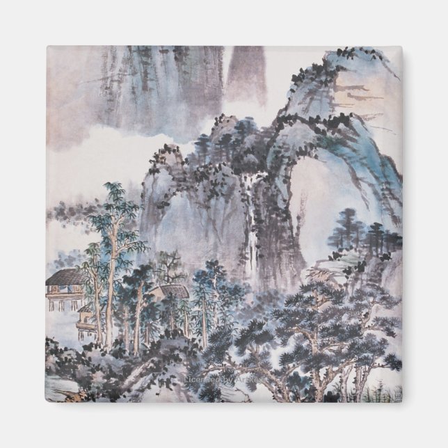 Imán Viviendo en las montañas (Frente)