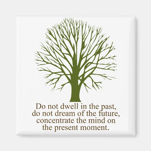 Imán Vivir en el momento actual (Frente)