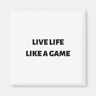 Imán Vivir la vida como un juego