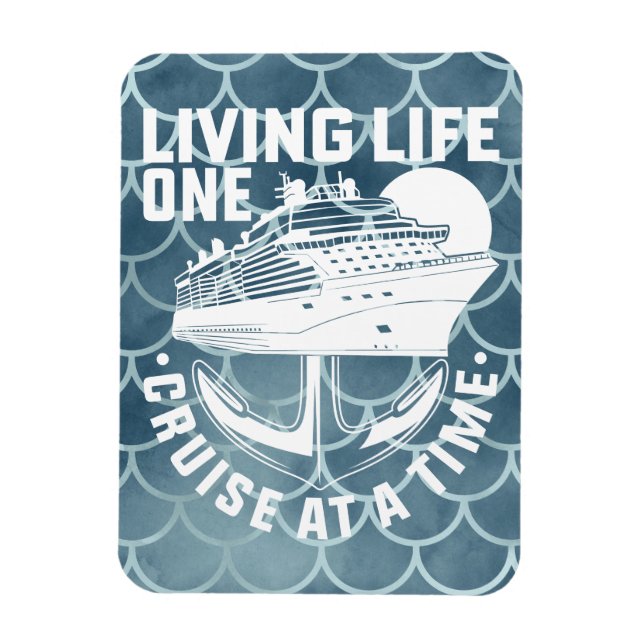 Imán Vivir La Vida Un Cruceros A La Vez Una Puerta De C (Vertical)