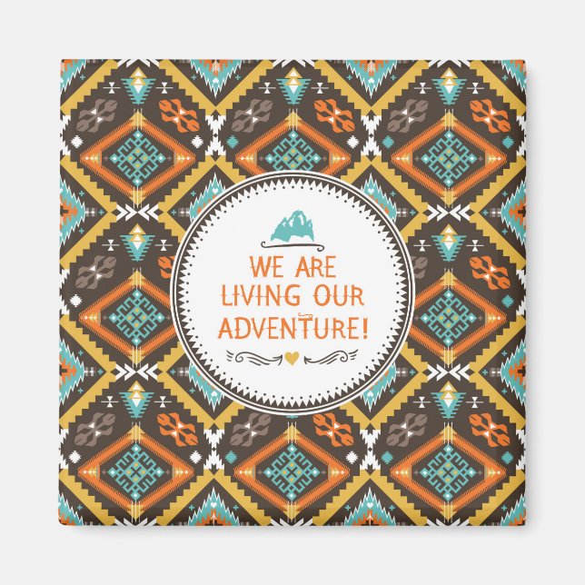 Imán Vivir nuestra aventura (Frente)