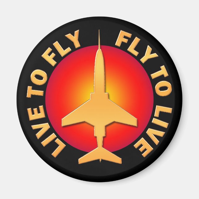 Imán Vivir Para Volar A Vivir (Frente)