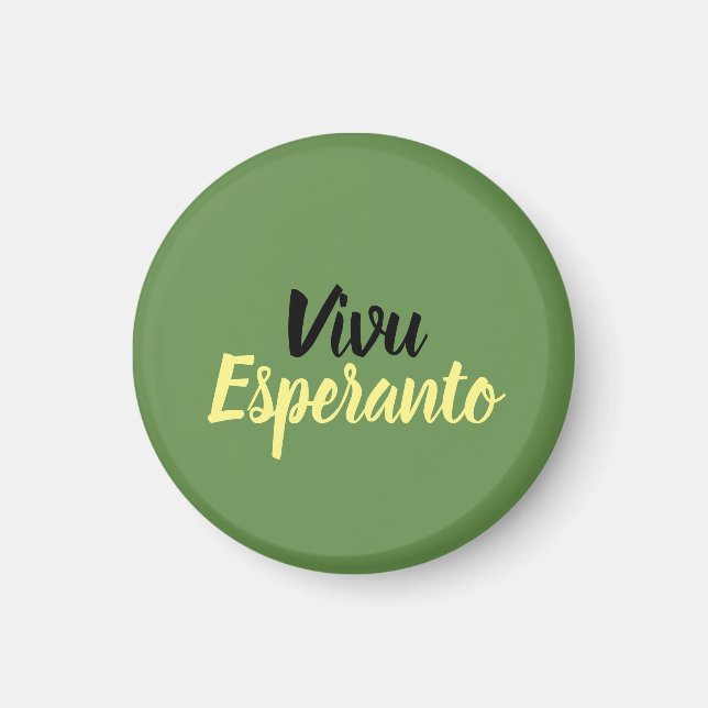 Imán Vivu esperanto (Frente)