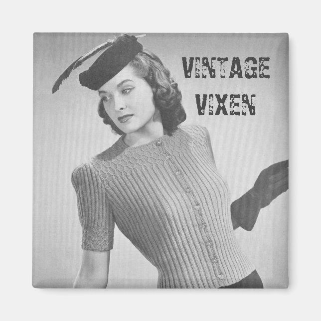 Imán Vixen vintage (Frente)