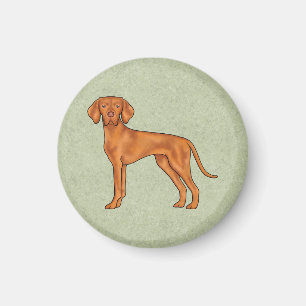 Imán Vizsla húngara lindo Personalizado puntero perro v