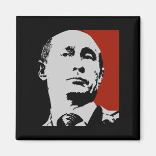 Imán Vladimir Putin Rojo