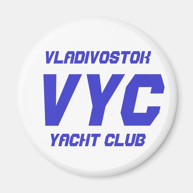 Imán Vladivostok Yacht Club (Frente)