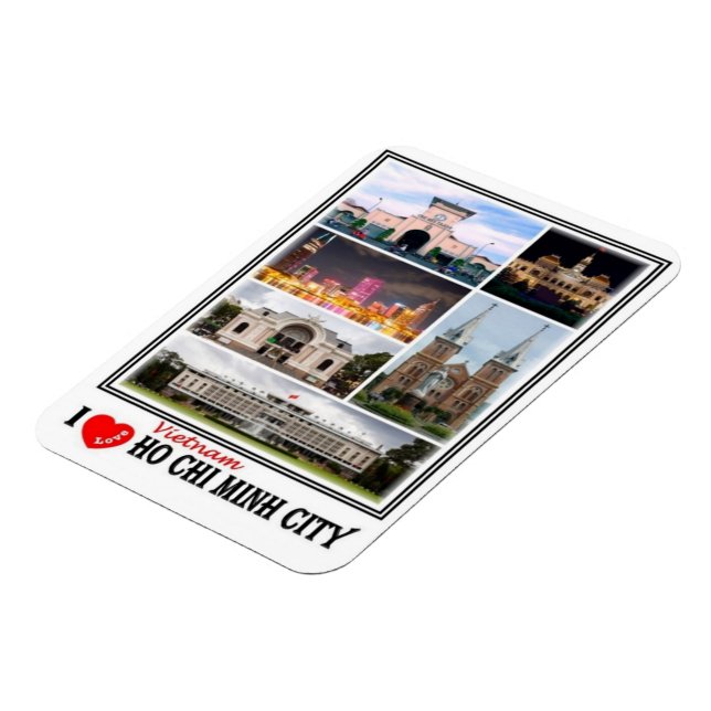 Imán VN Vietnam - Ciudad Ho Chi Minh Saigon - (Lado Izquierdo)