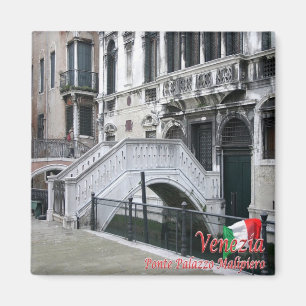 Imán VNT046 VENECIA, Puente Malipiero, Italia, Fridge