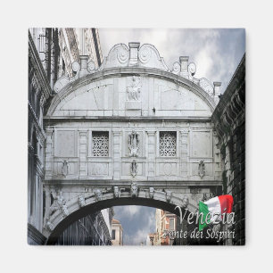 Imán VNT049 VENECIA - Puente de suspiros, Italia, Fridg