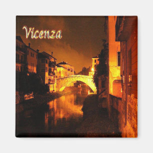 Imán VNT075 VECENZA, Bridge San Michele, Italia, Fridge