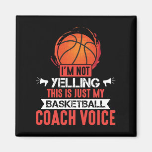 Imán Voces del entrenador de baloncesto