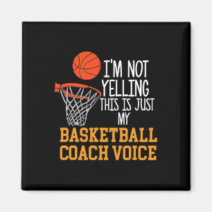 Imán Voces del entrenador de baloncesto