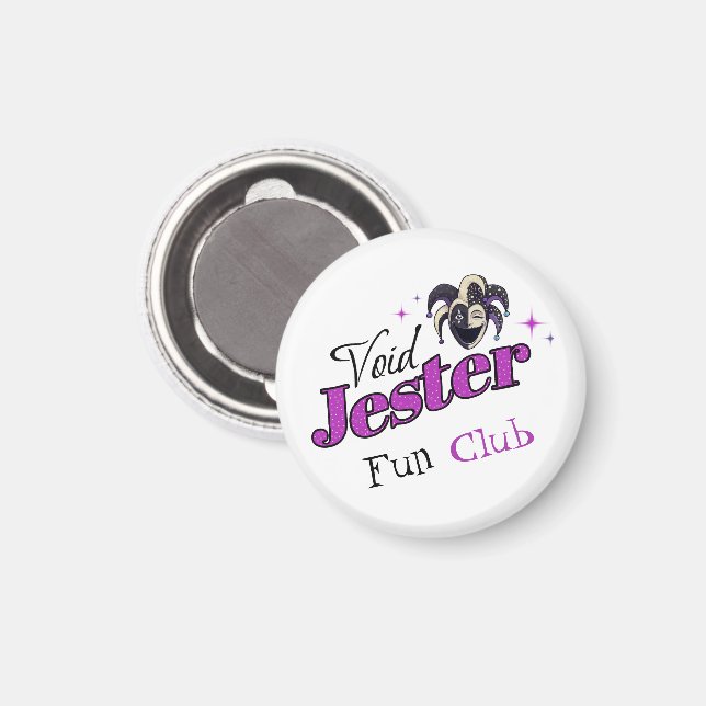 Imán Void Jester Club – Bufón del Caos Sonriente (Anverso/Reverso)