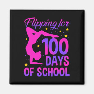Imán Volando Por 100 Días De Gimnasia Escolar