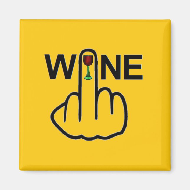 Imán Volante de vino magnético (Frente)