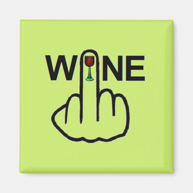 Imán Volante de vino magnético (Frente)