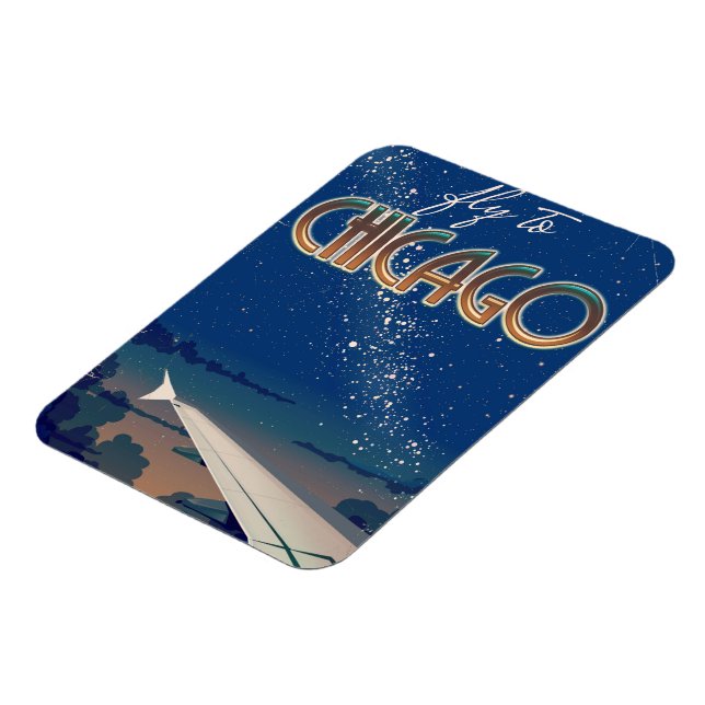 Imán Volar a Chicago (Lado Izquierdo)