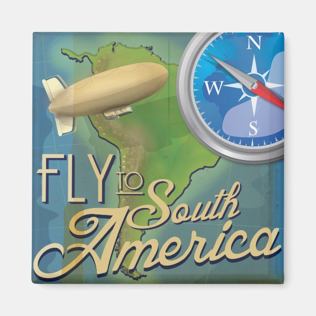 Imán Volar A Sudamérica (Frente)