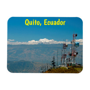 Imán Volcán y mástiles Antisana, Quito, Ecuador
