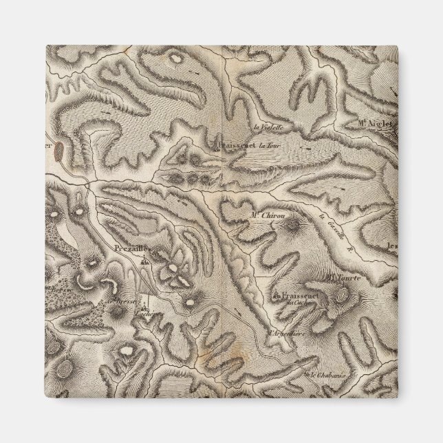 Imán Volcanes Haute Loire (Frente)