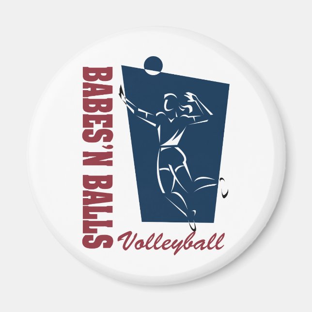 Imán Voleibol femenino (Frente)
