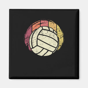 Imán Voleibol Jugador de Voleibol Retro