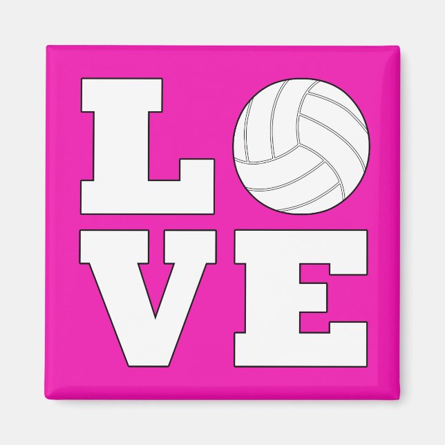 Imán Voleibol LOVE Fridge Magnet (Frente)