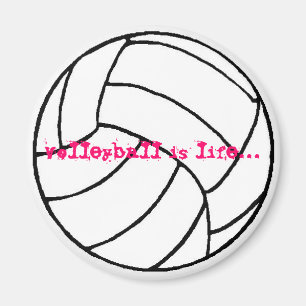 Imán voleibol mag.