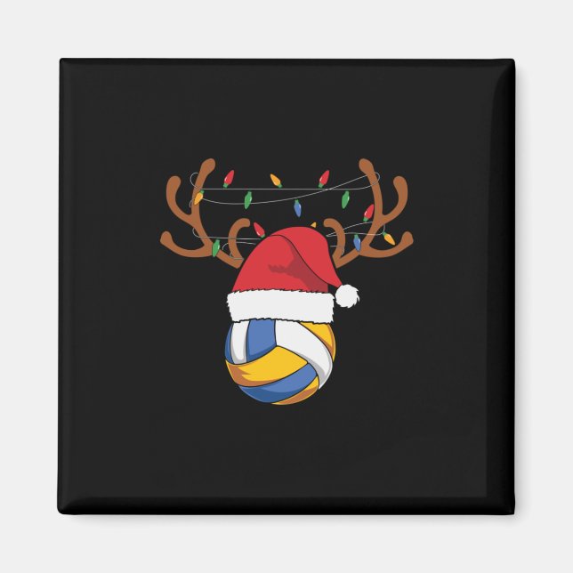 Imán Voleibol | Navidades de voleibol (Frente)