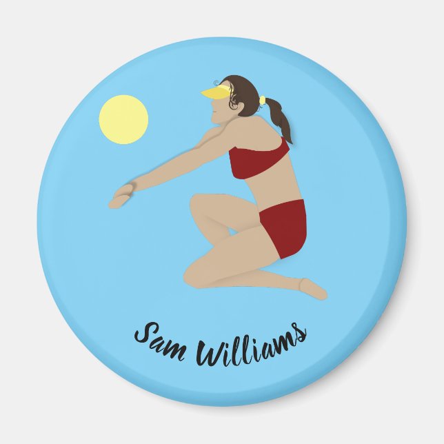 Imán Voleibol playa (Frente)