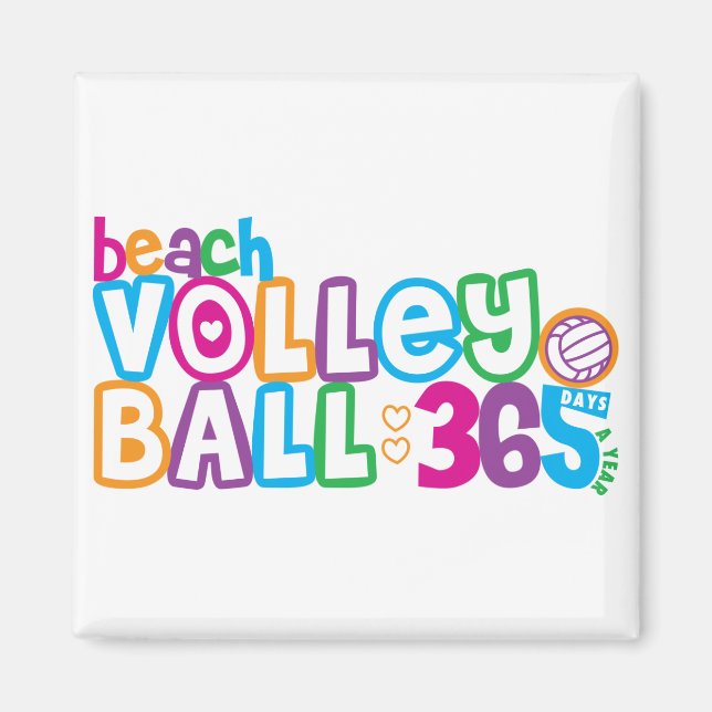 Imán Voleibol playa 365 (Frente)