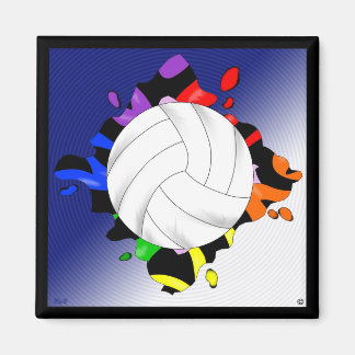 Imán Voleibol Rainbow Splash Magnate