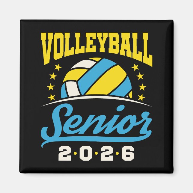 Imán Voleibol Senior 2026 (Frente)