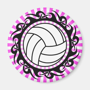 Imán voleibol tribal