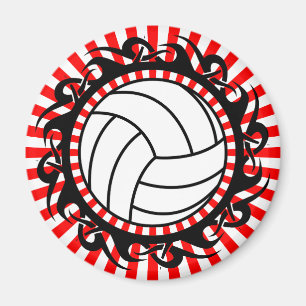 Imán voleibol tribal