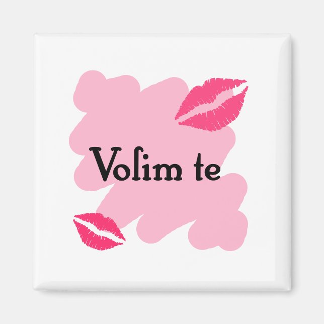 Imán Volim te - Serbio te amo (Frente)