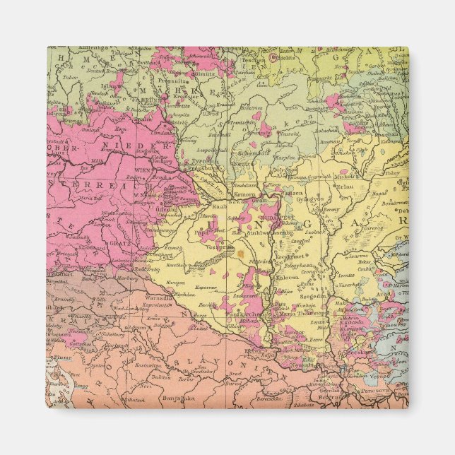 Imán Volkerkarte contra Oesterreich Ungarn, Austria Hun (Frente)