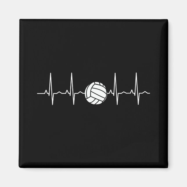 Imán Volleyball Ball Heartbeat (Frente)