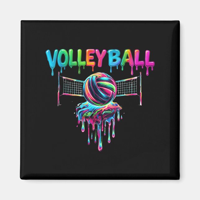 Imán Volleyball Player Drip Ice Cream Drip Volleyball L (Frente)