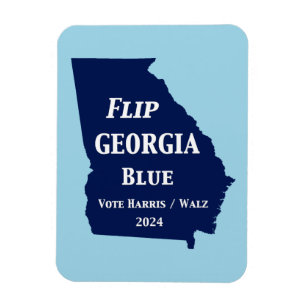 Imán Voltear Georgia Blue en 2024