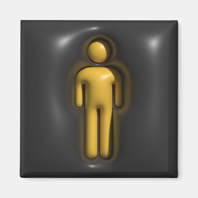 Imán Volumen, chico, hombre (Frente)