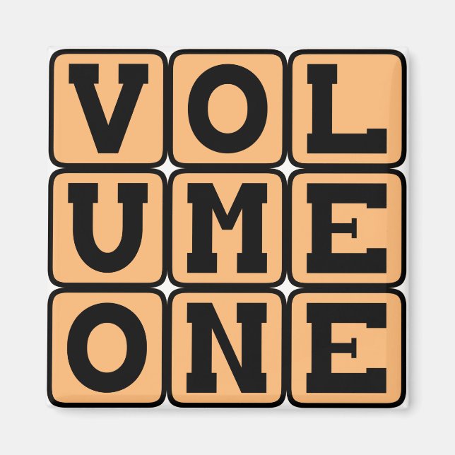 Imán Volumen Uno, Primer Volumen (Frente)