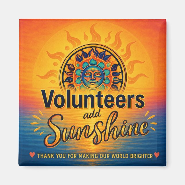 Imán Voluntario Sol  (Frente)