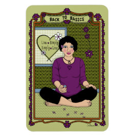 Imán Volver a Basics_A_4x6 Refrigerator Magnet