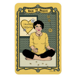 Imán Volver a Basics_C_4x6 Refrigerator Magnet